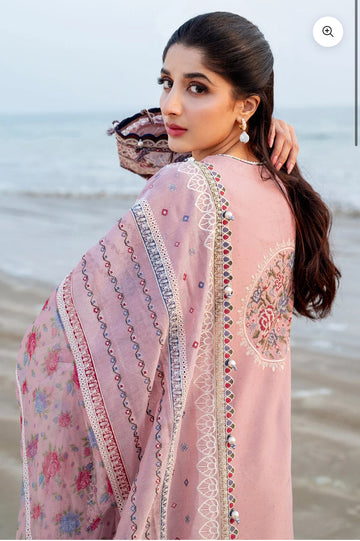 Blush Pink Embroidered Lawn Suit